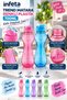 700 ml Colorful Plastic Flask with Leak-Proof Lid Ergonomic Water Bottle - 5