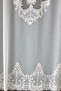 Ornella Linen Look Embroidered Panel Curtain Ecru (Measurements Width X Length) - 7