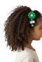 Floral Hair Crown with Hanging Pearls