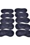 10pcs/lot Travel Sleeping Eye Mask Black Shade Blindfold Eye Patch Night Economic Sleep Snoring Gift - 8