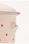 Cupid Heart Patterned Enameled Yogurt/Palm Bakery (20CM-3 LITER-COMPATIBLE WITH ALL STOVE) - 4
