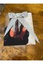 23X19 cm Spotted Bow Girl Embroidery Sewing Applique - 3
