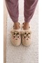 Women's Mink Shy Rabbit Detailed Plush Winter House Slippers 3 cm Byndmtftav01 - 3