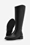 Women's Side Zipper Casual Boots Sirante Black - 8