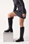 Women's Side Zipper Casual Boots Sirante Black - 2