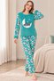 Winter Fleece Pajama Set 3011 - 2