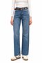 Blue Women's High Waist Mary Vintage Straight Fit Jean Pants - 6
