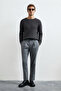 Bard Crew Neck Knitwear Sweater Dark Brown - 2