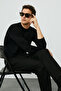 Dean Wool Blend Crew Neck Knitwear Sweater Black - 5