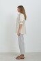 Women's Linen Long Sleeve Shirt -24S-31885Gml Dark Beige - 4