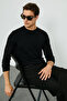 Dean Wool Blend Crew Neck Knitwear Sweater Black