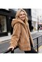 Hooded Zippered High-Gramage Double-Sided Welsoft Plush Jacket Cardigan Fleece - 6