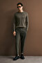 Dean Wool Blend Crew Neck Knitwear Sweater Mink - 3
