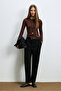 Amira Women's T-Shirt Burgundy - 2