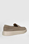Men's Sand Suede Loafer Shoes - Comfortable Thick Sole Casual Shoes - 3