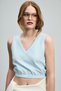 Karden Women's Knitted Undershirt Blue - 5