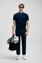 Hold Smart Men's Polo T-Shirt Navy Blue - 4