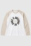 Double Color Eagle Printed Detailed Oversize Long Sleeve Tshirt - 6