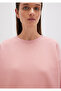 Crew Neck Pink Basic Sweatshirt 1610198-91003 - 5