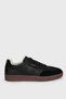 Brıan Men's Leather Sneaker Shoes Black