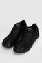 Dante Men's Leather Sneaker Shoes Black - 4