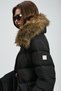 Eco Goose down Women's Coat Black - 6