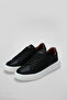 Tommy Men's Leather Sneaker Shoes Black - 4