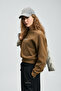 Beggy Women's Knitted Sweatshirt Camel Hair - 4