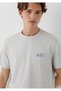 Logo Printed Gray T-Shirt Regular Fit / Regular Cut 0611714-70074
