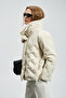 Monica Goose down Women's Coat Ecru - 4
