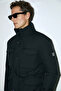 Edgar Goose down Men's Coat Black - 5