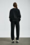 Alıce Women's Knitted Sweatshirt Black - 6