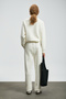 Cessie Knitted Women's Sweatpants Off-White - 6