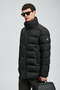 Rıld Goose Feather Men's Coat Black - 4