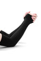 Black Fashion Women Elbow Gloves Long Fingerless Mittens Wrist Arm Sleeves Summer Accessories Gift - 5
