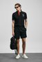 Fun Smart Men's Polo Shirt Black