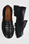 Denis Women's Leather Shoes Black - 5