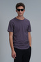 Ανδρικό μπλουζάκι Junya Basic Plum - 3