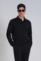 Evan Men's Black Long Sleeve T-Shirt