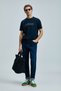 Think Modern Graphic T-Shirt Navy Blue