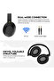 WH05 GO VIBE Wireless Headset, 40mm Drivers, Dual-Mode, Bluetooth 5.3, Up to 20H Playback Time, Blue - 4