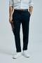 Plus Smart Men's Chino Trousers Slim Fit Navy Blue - 4