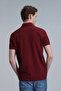 Laon Smart Men's Polo T-Shirt Slim Fit Claret Red - 6