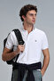 Laon Smart Men's Polo T-Shirt Slim Fit White - 5