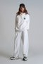 Sabrına Women's Knitted Sweatshirt Ecru - 2