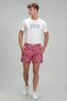 Geometric Men's Swim Shorts Orange
