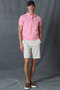 Laon Sports Polo Neck Men's T-Shirt Pink - 2