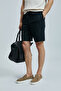 Aler Spor Men's Chino Shorts Slim Fit Black - 3