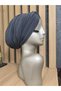 Meryemcebone Hijab Bonnet Smoked Color Double Sided Knotted Drawstring Bonnet - 3