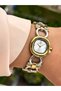 Yellow and Silver Steel Cord Women's Wristwatch Fl40175A-D 3 Atm Water Resistant 2 Year Warranty - 3